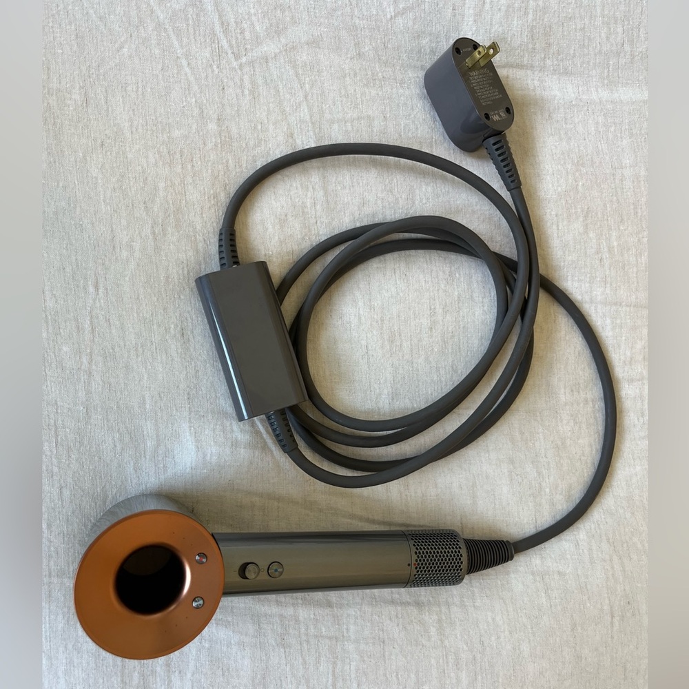 Dyson Supersonic Hair Dryer in Copper/Nickel - A+ Lightly Used